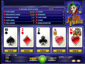 il videopoker di Lottomatica il videopoker di Lottomatica